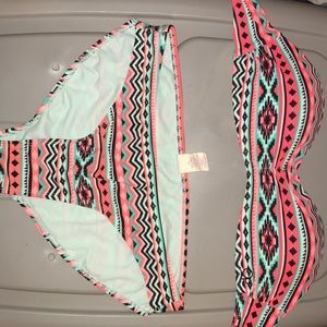 OP L/G (11-13) swimsuit.Top worn once,bottoms not.